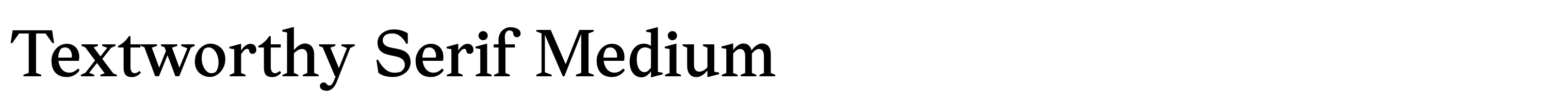 Textworthy Serif Medium